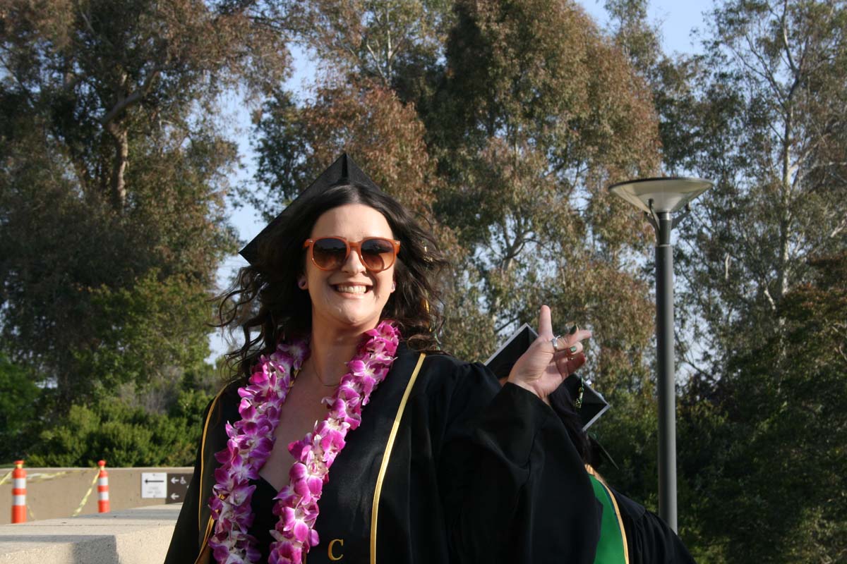 Students at Commencement