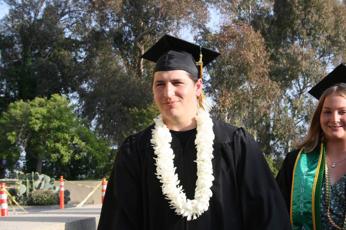 Students at Commencement