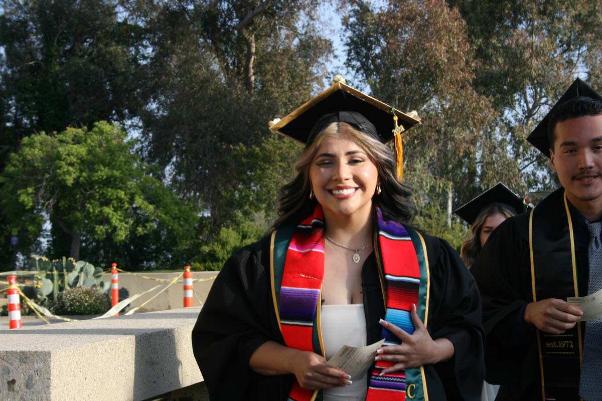 Students at Commencement