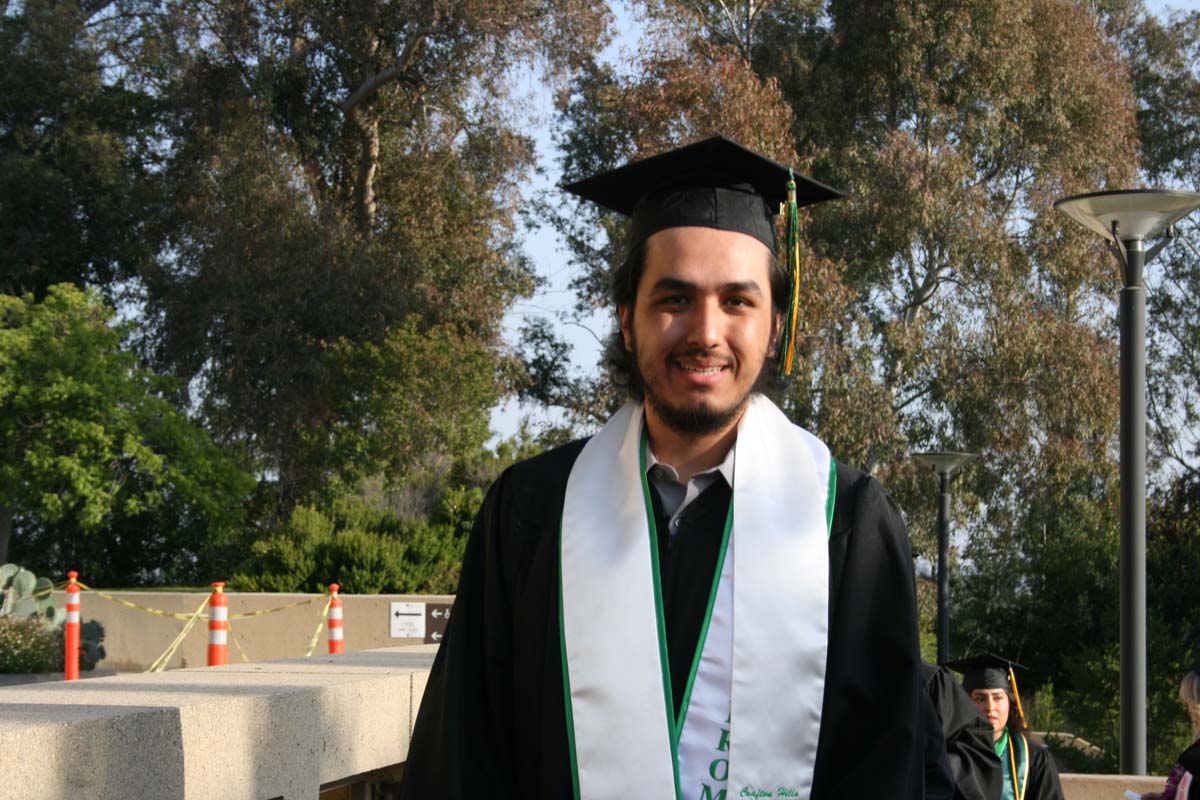 Students at Commencement