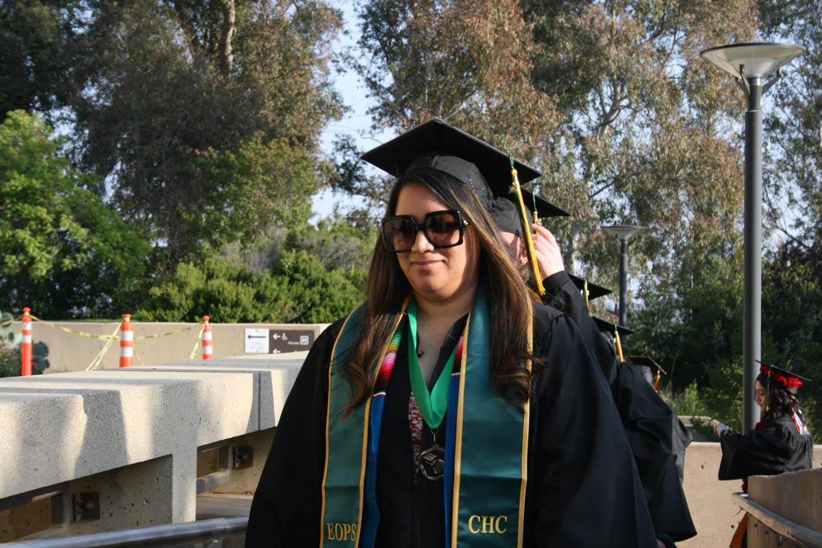 Students at Commencement