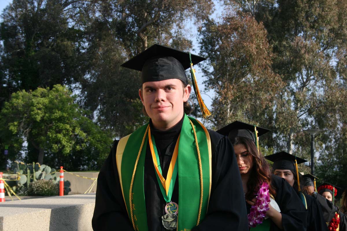 Students at Commencement