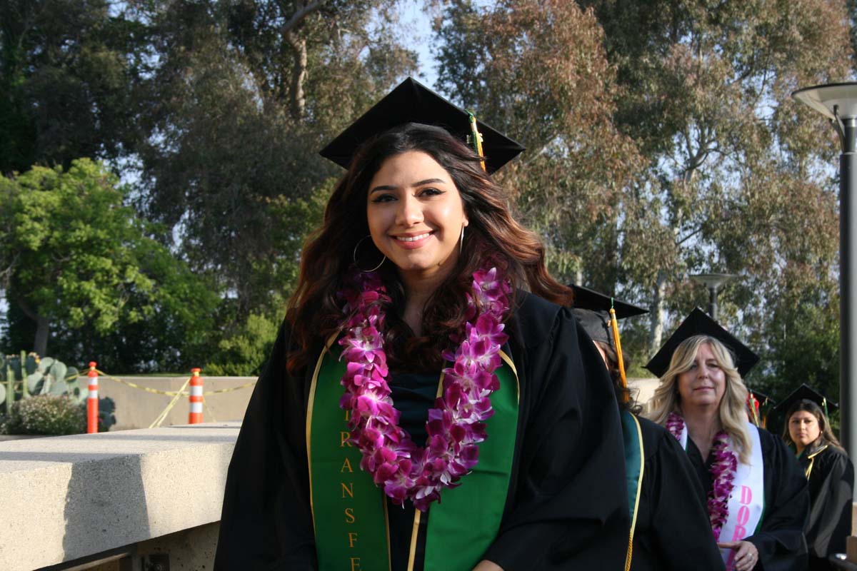 Students at Commencement