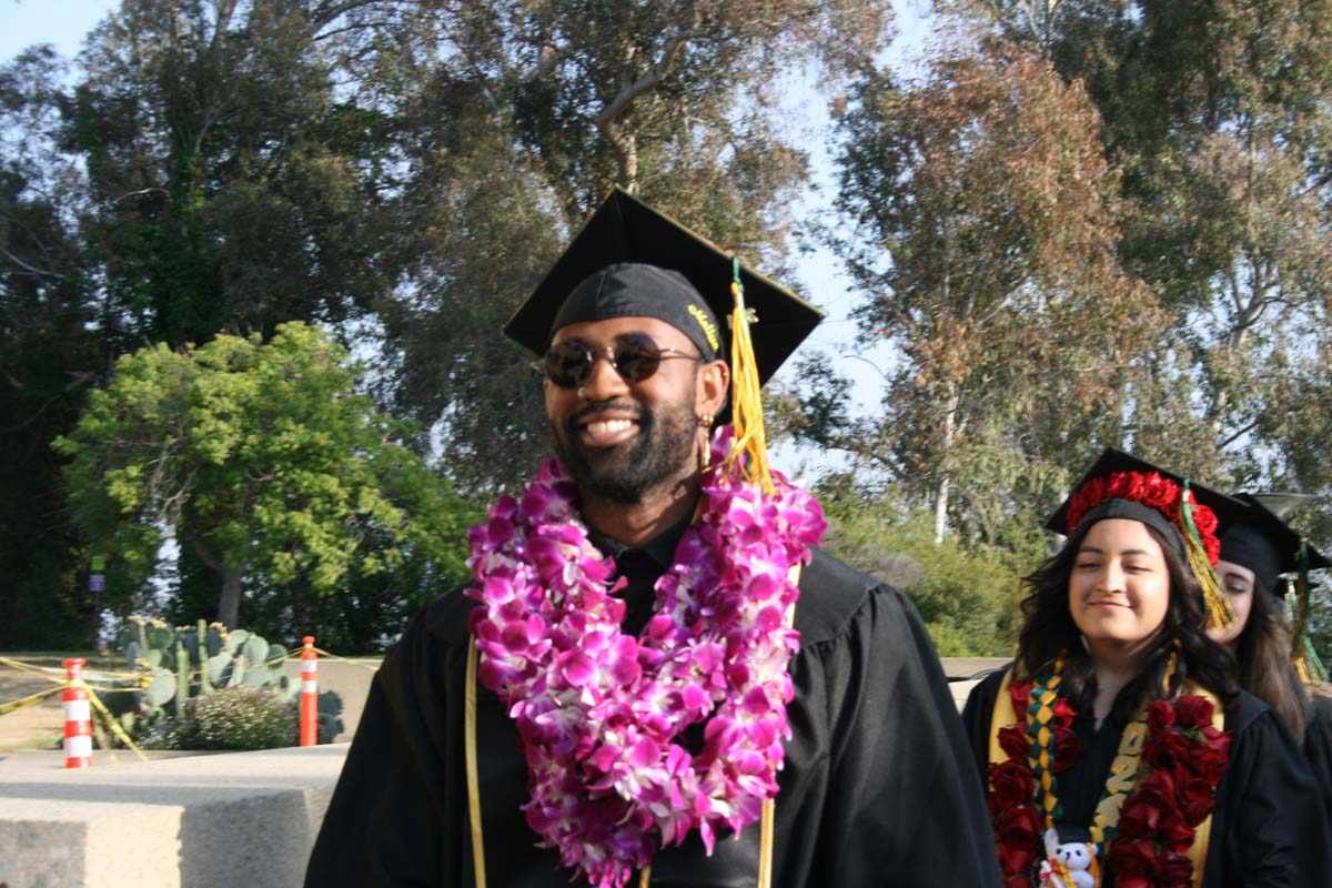 Students at Commencement