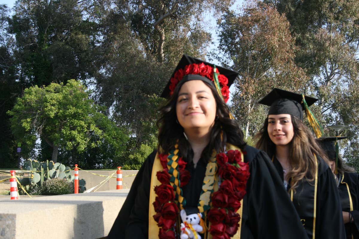 Students at Commencement