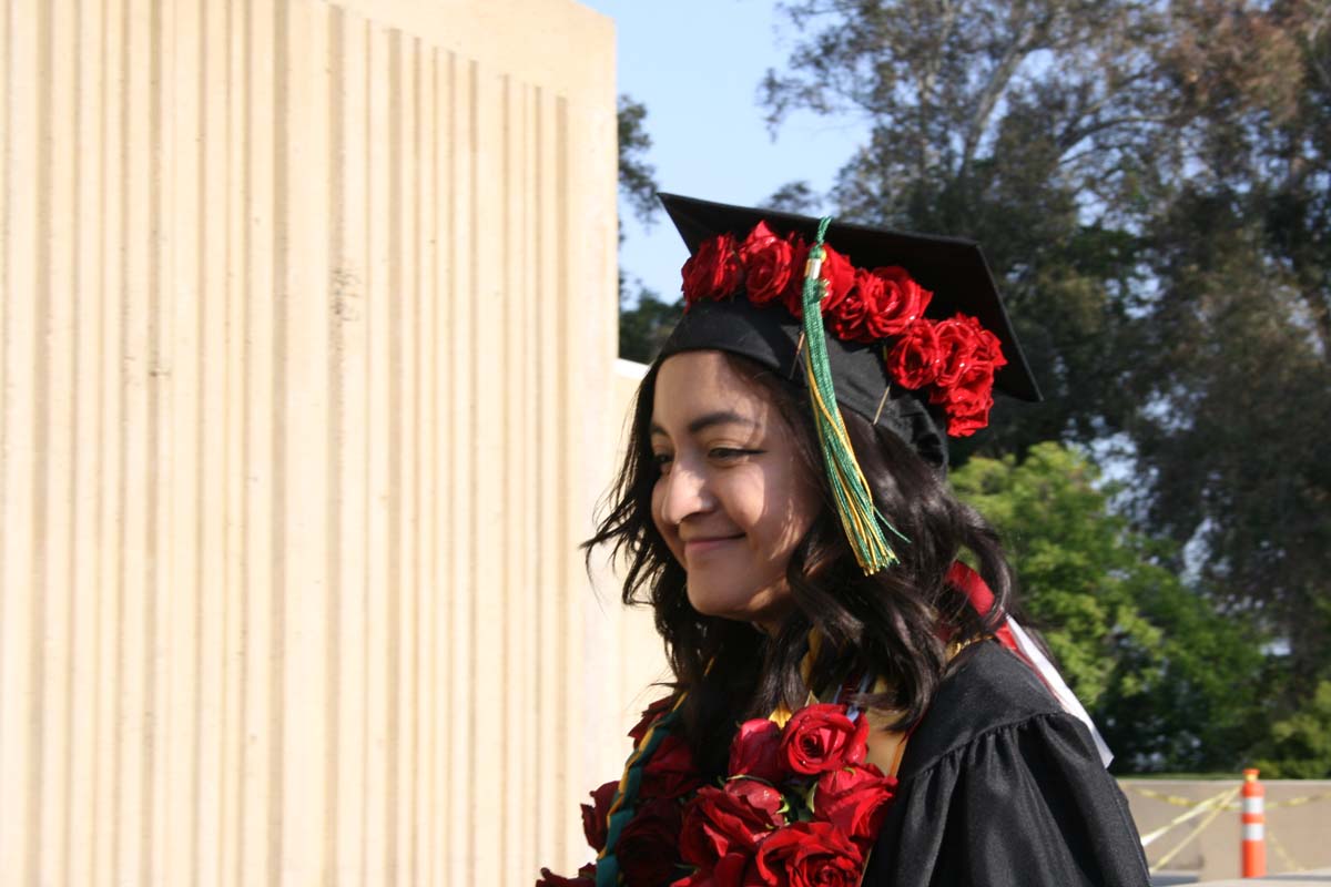 Students at Commencement