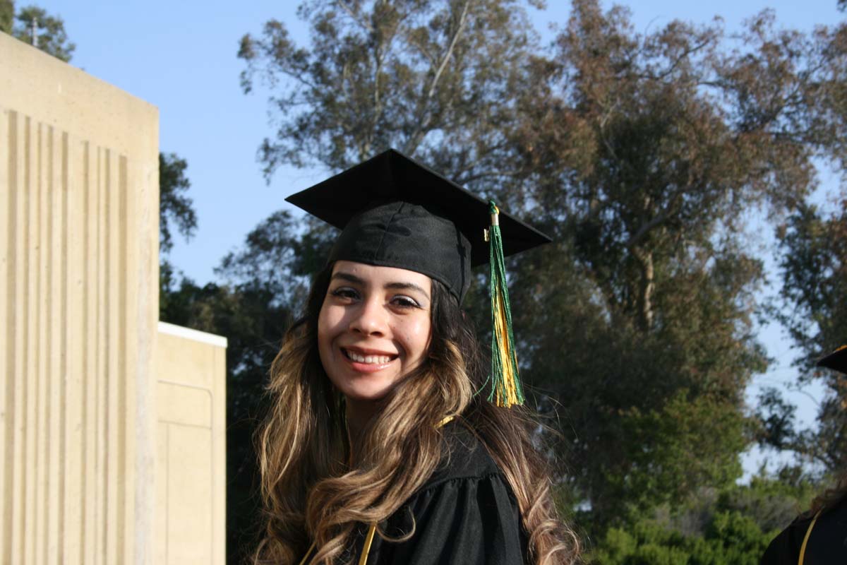 Students at Commencement