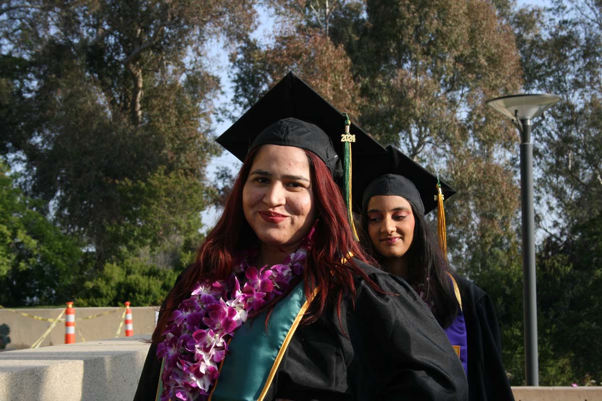 Students at Commencement