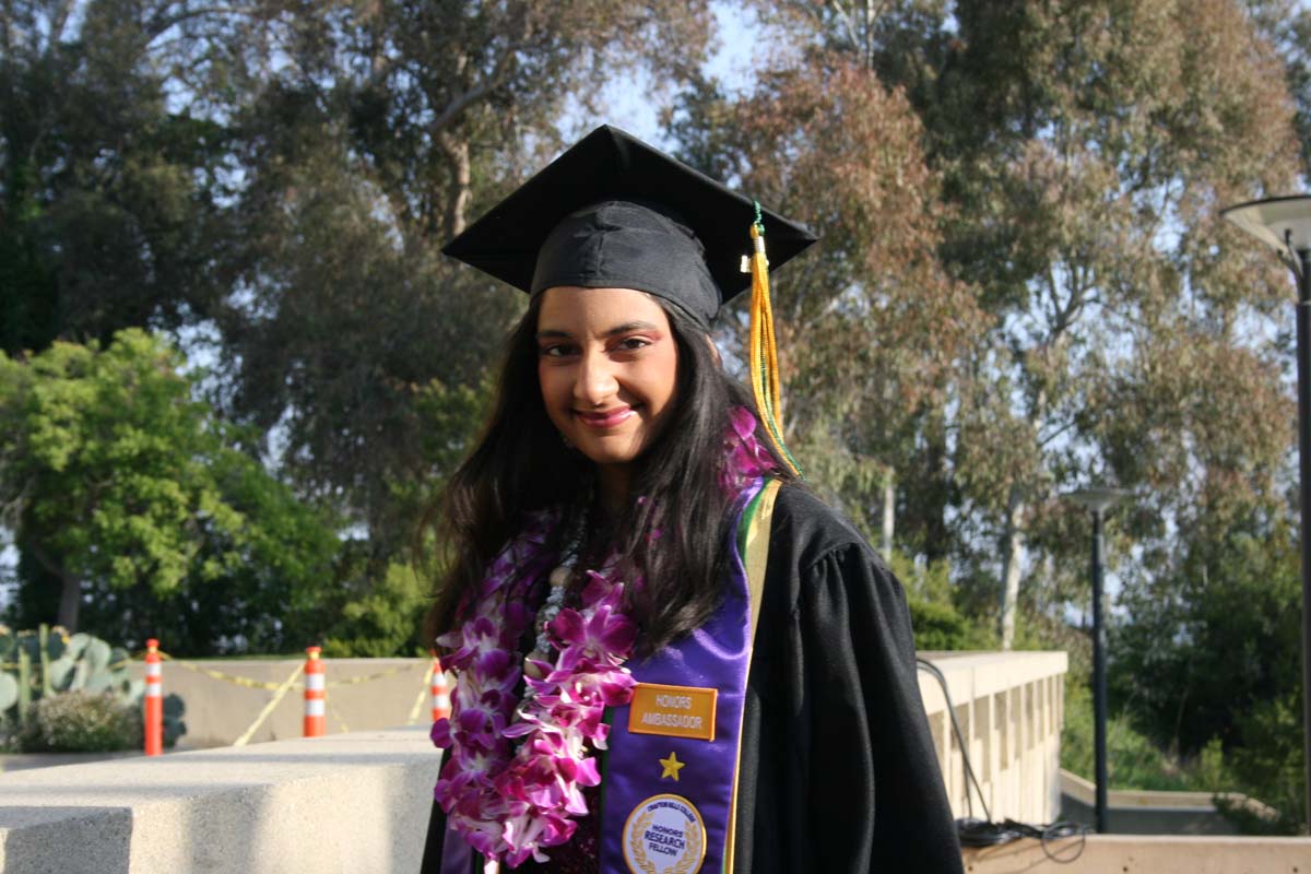 Students at Commencement