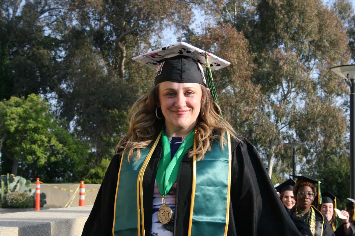 Students at Commencement