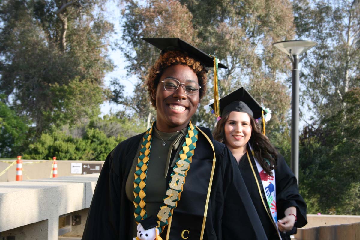 Students at Commencement