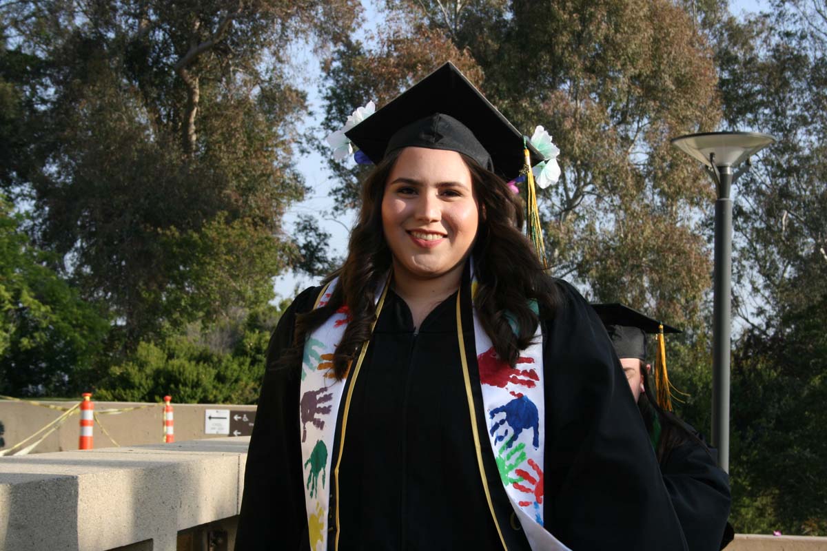 Students at Commencement