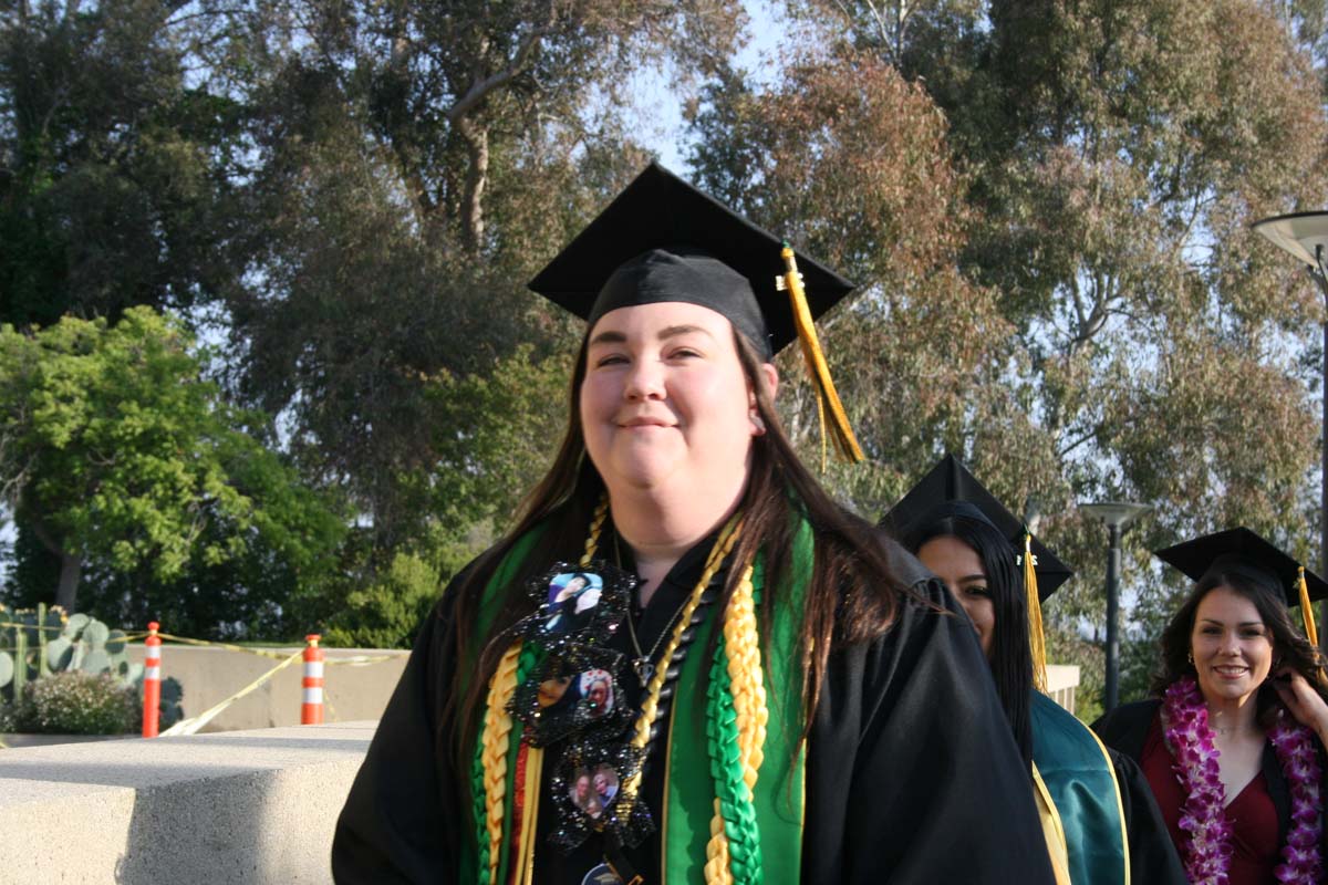 Students at Commencement
