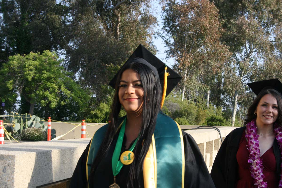 Students at Commencement