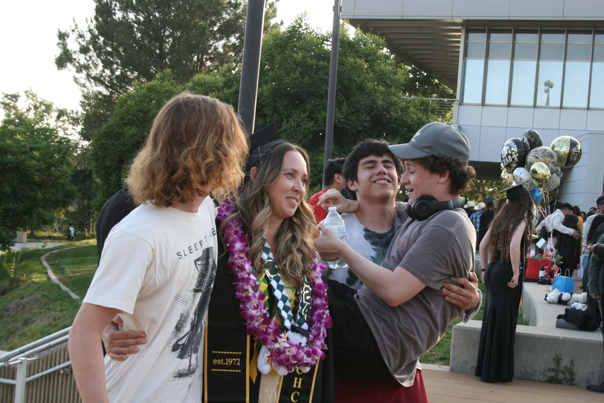 Students at Commencement