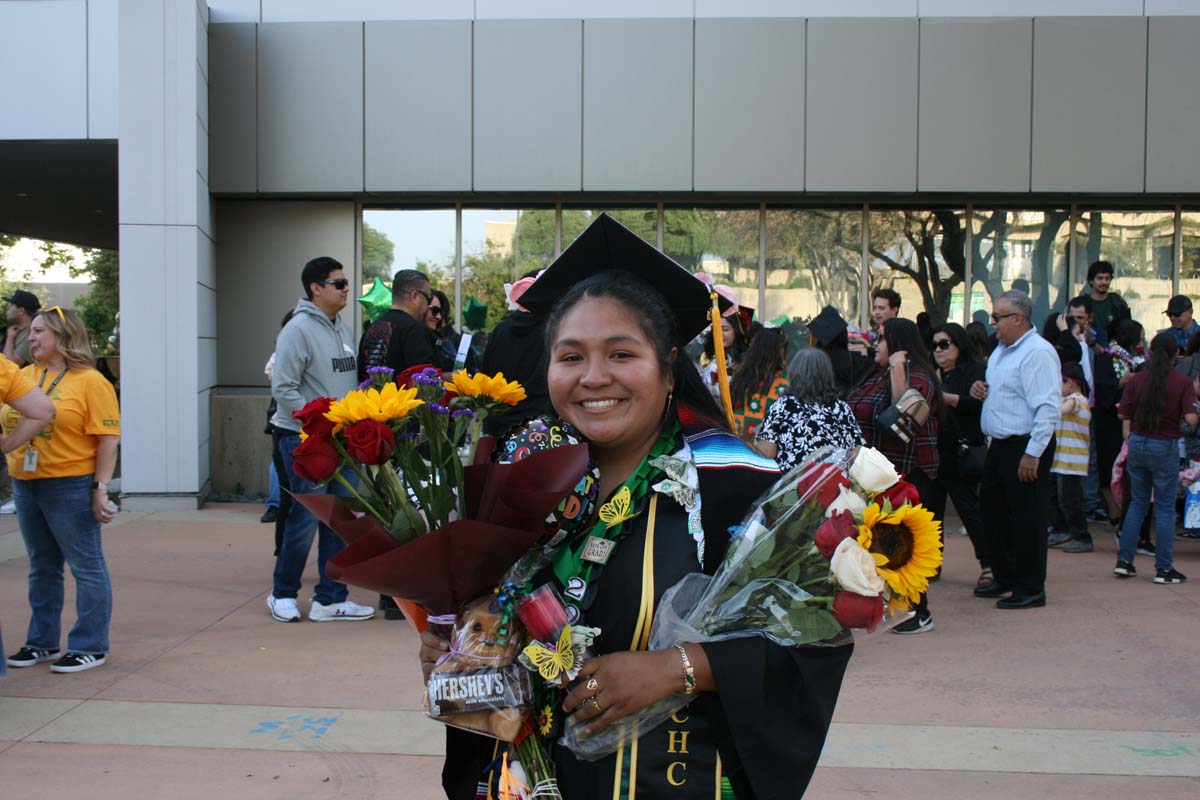 Students at Commencement