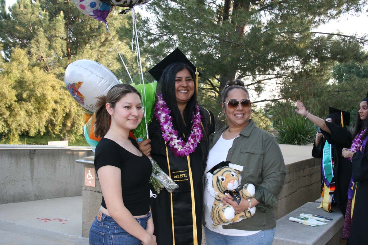 Students at Commencement
