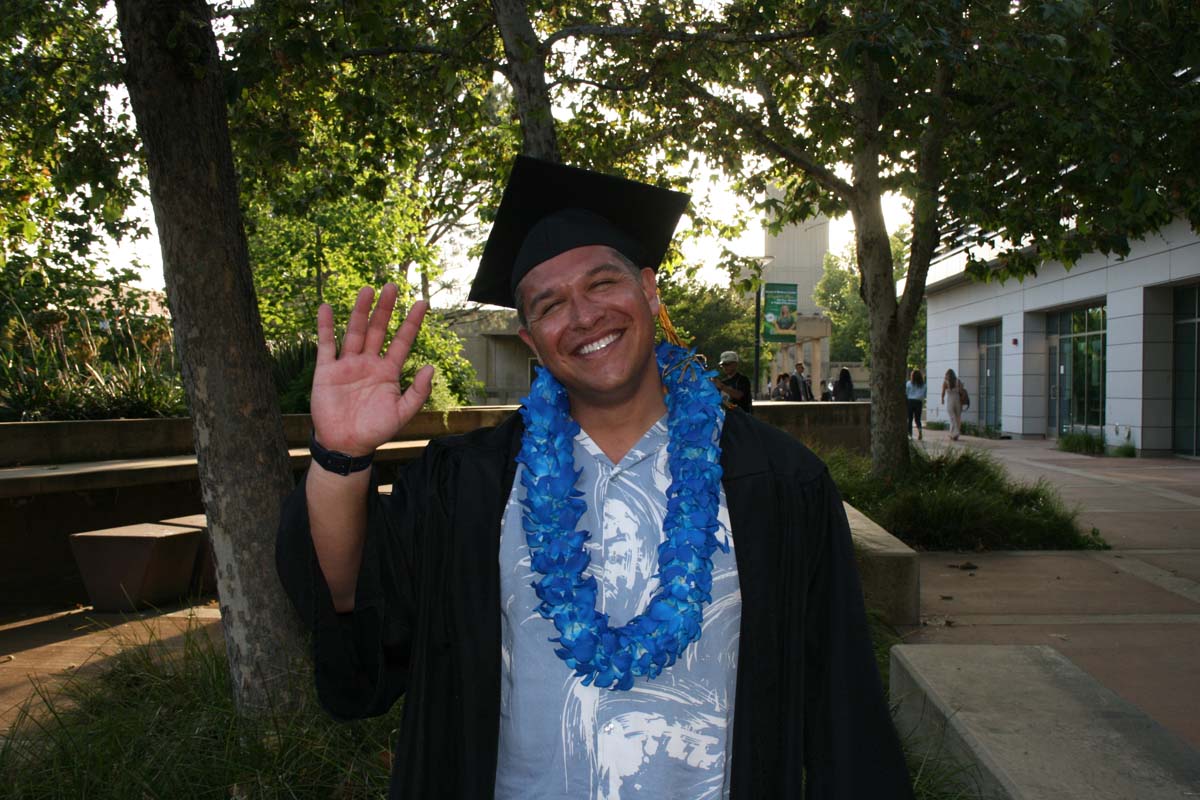 Students at Commencement