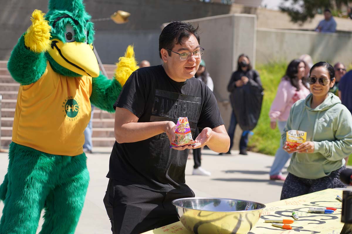 Students attend CHC's graduation rehearsal/breakfast.