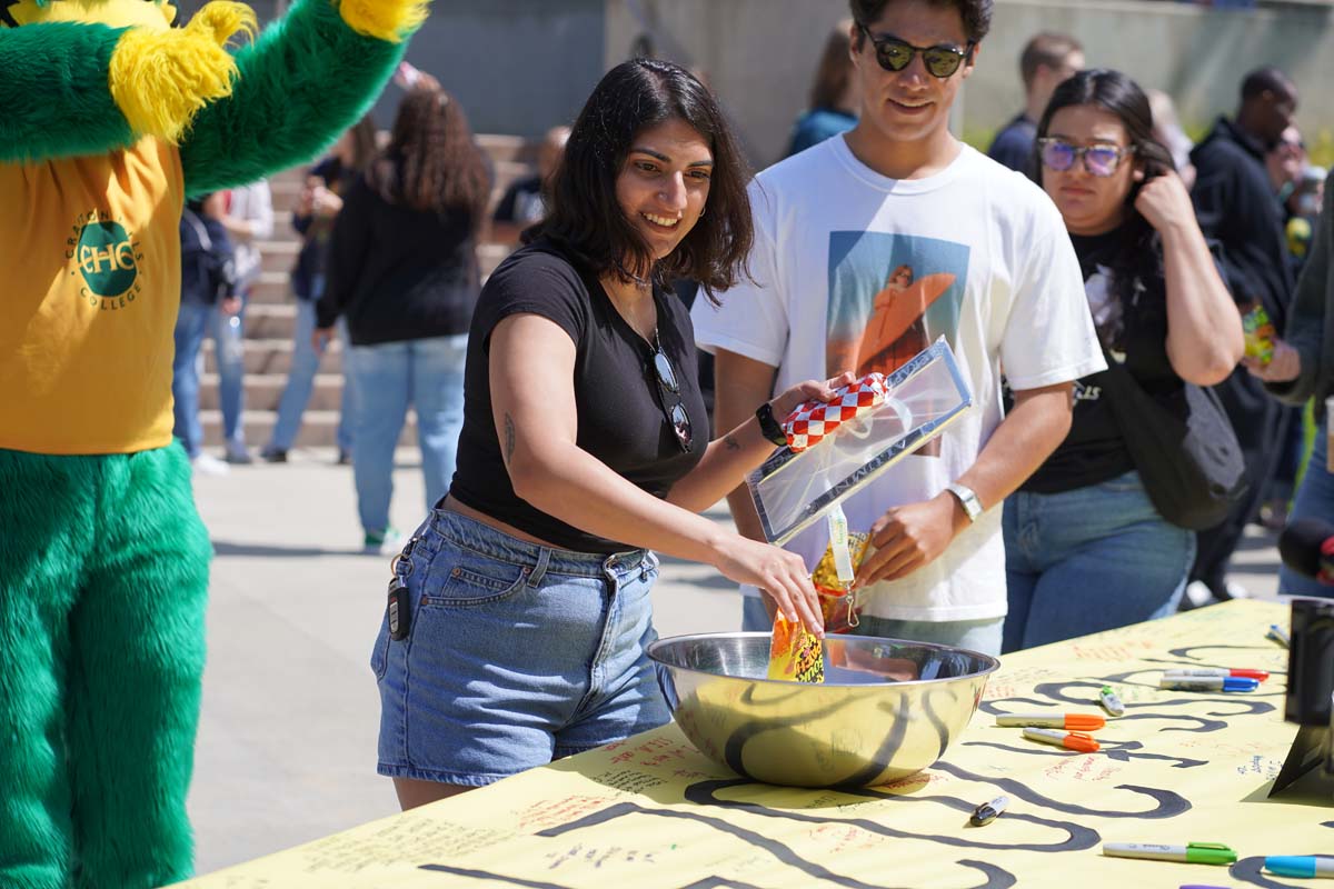 Students attend CHC's graduation rehearsal/breakfast.