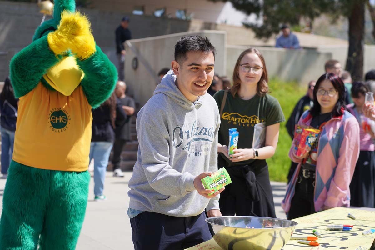 Students attend CHC's graduation rehearsal/breakfast.
