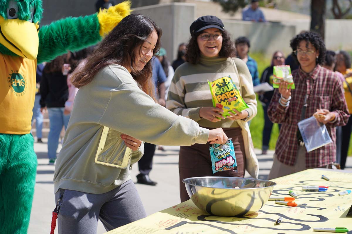 Students attend CHC's graduation rehearsal/breakfast.