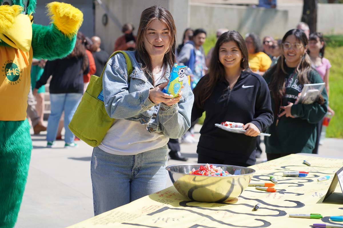 Students attend CHC's graduation rehearsal/breakfast.