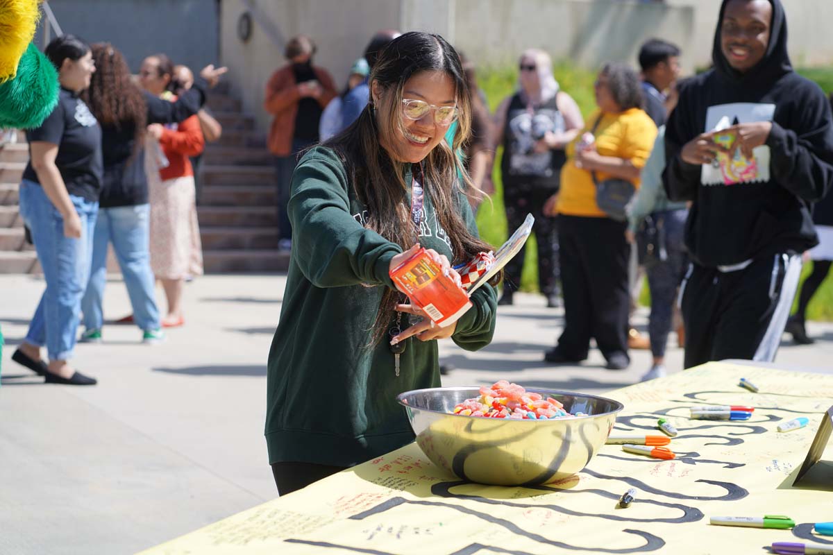 Students attend CHC's graduation rehearsal/breakfast.