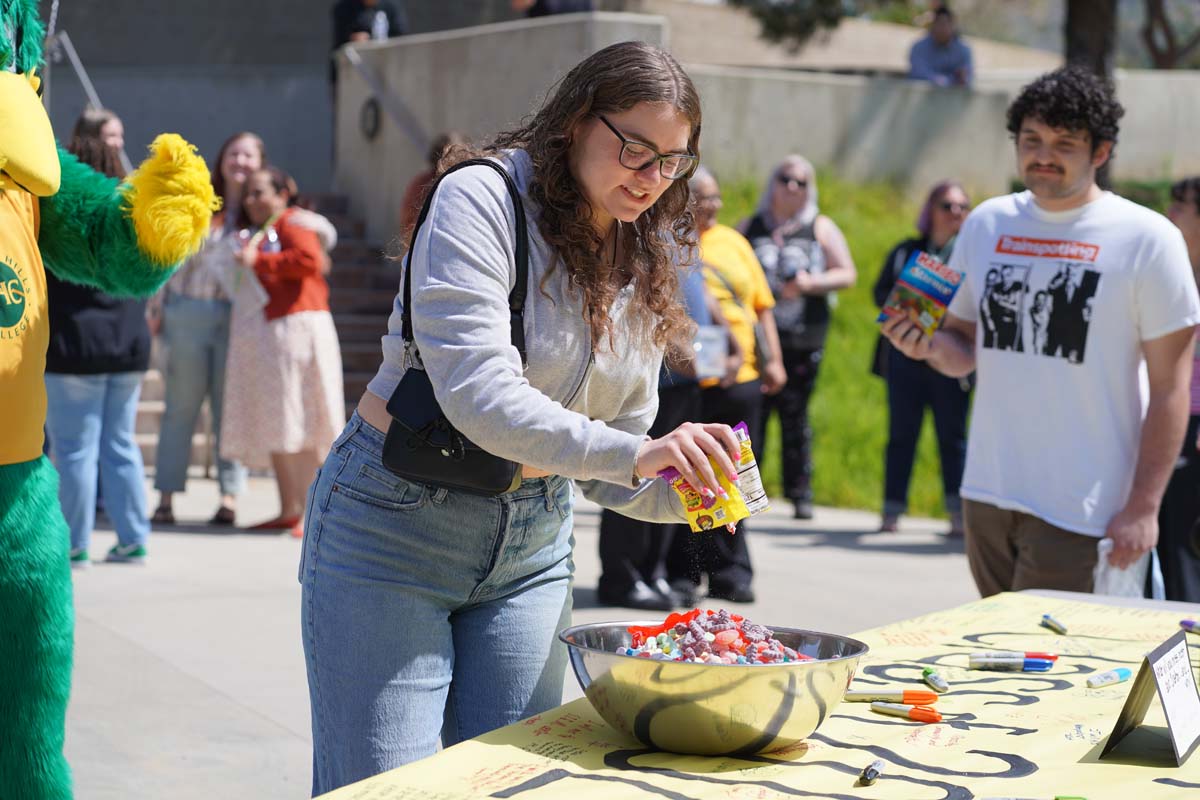 Students attend CHC's graduation rehearsal/breakfast.
