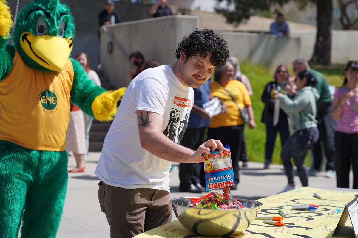Students attend CHC's graduation rehearsal/breakfast.