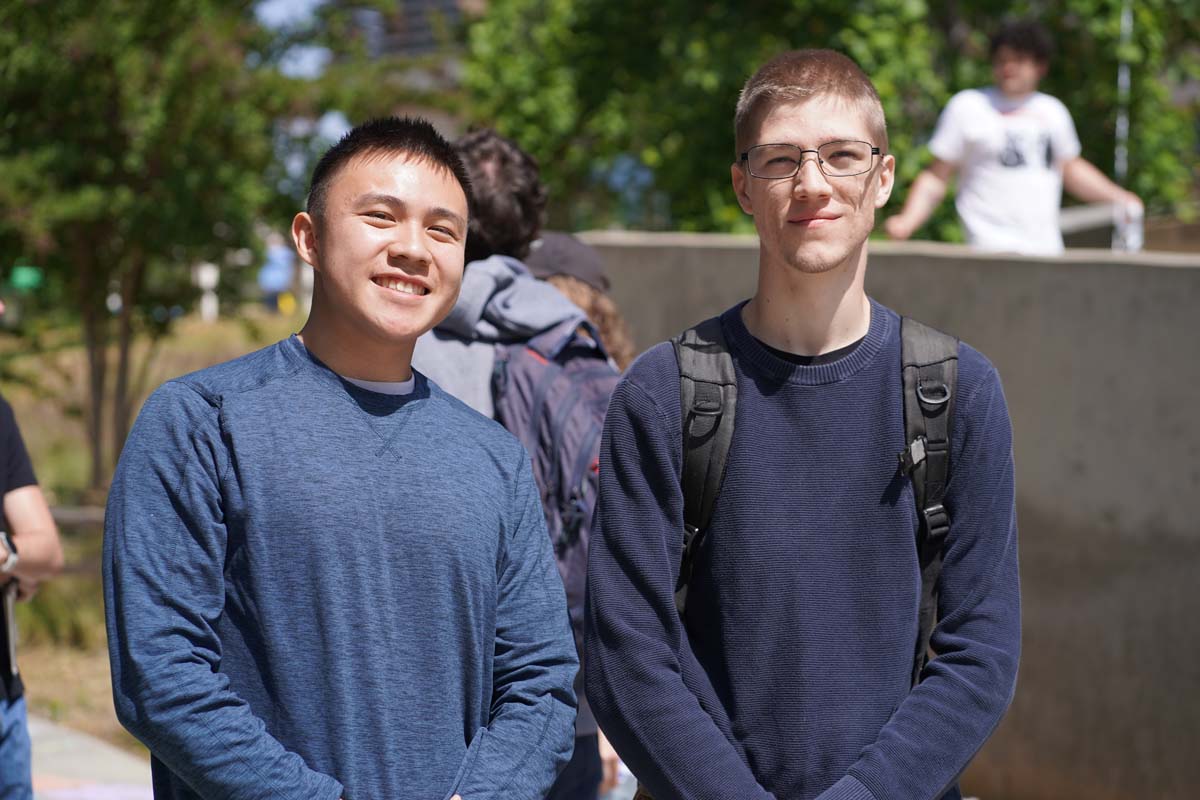 Students attend CHC's graduation rehearsal/breakfast.