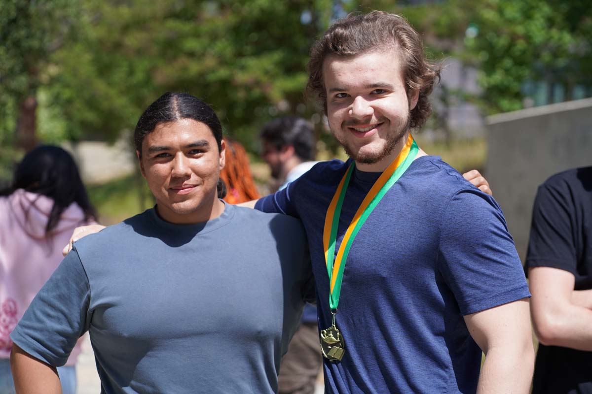 Students attend CHC's graduation rehearsal/breakfast.