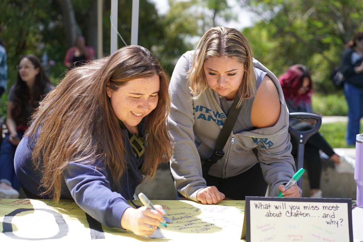 Students attend CHC's graduation rehearsal/breakfast.