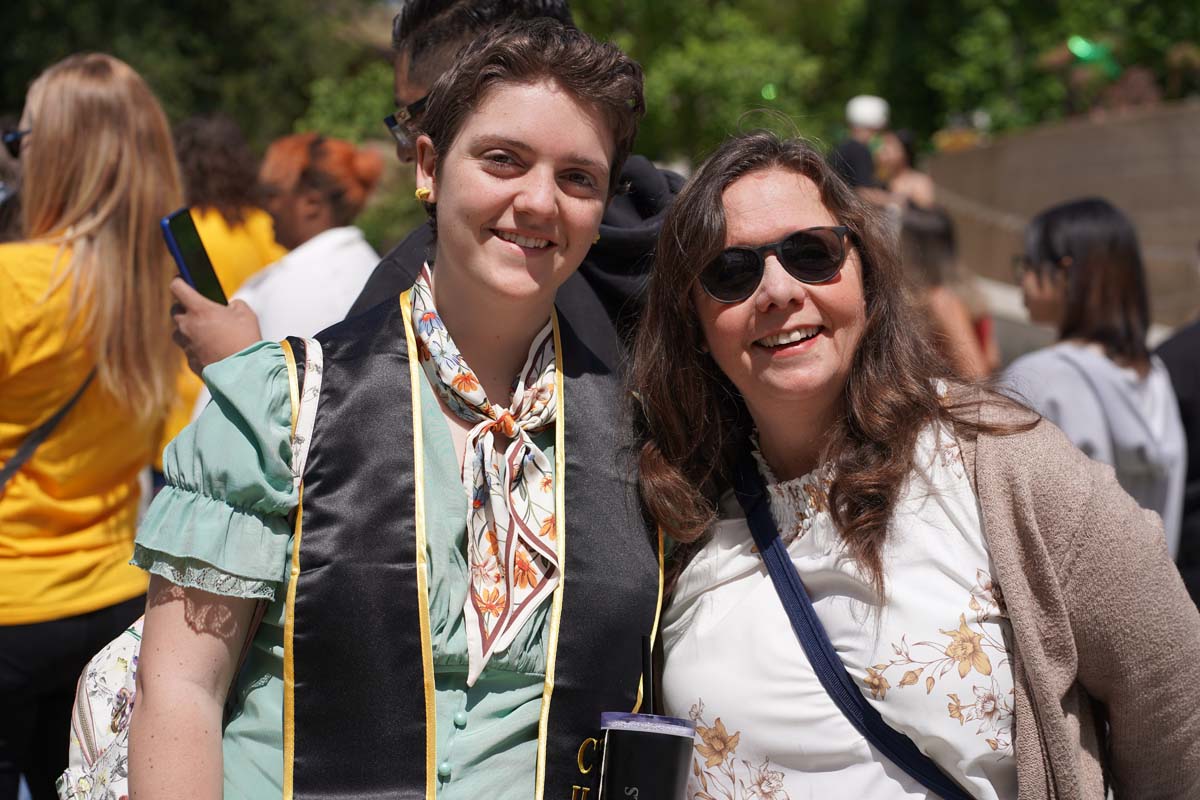 Students attend CHC's graduation rehearsal/breakfast.