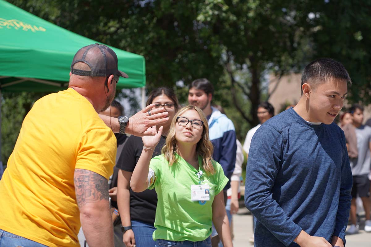 Students attend CHC's graduation rehearsal/breakfast.