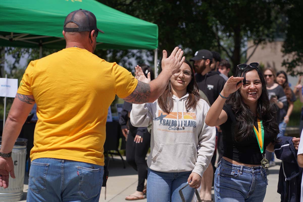 Students attend CHC's graduation rehearsal/breakfast.