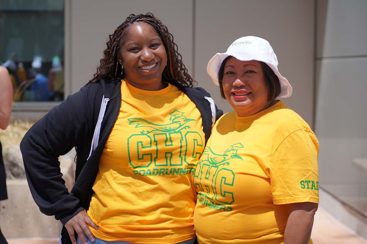 Students attend CHC's graduation rehearsal/breakfast.