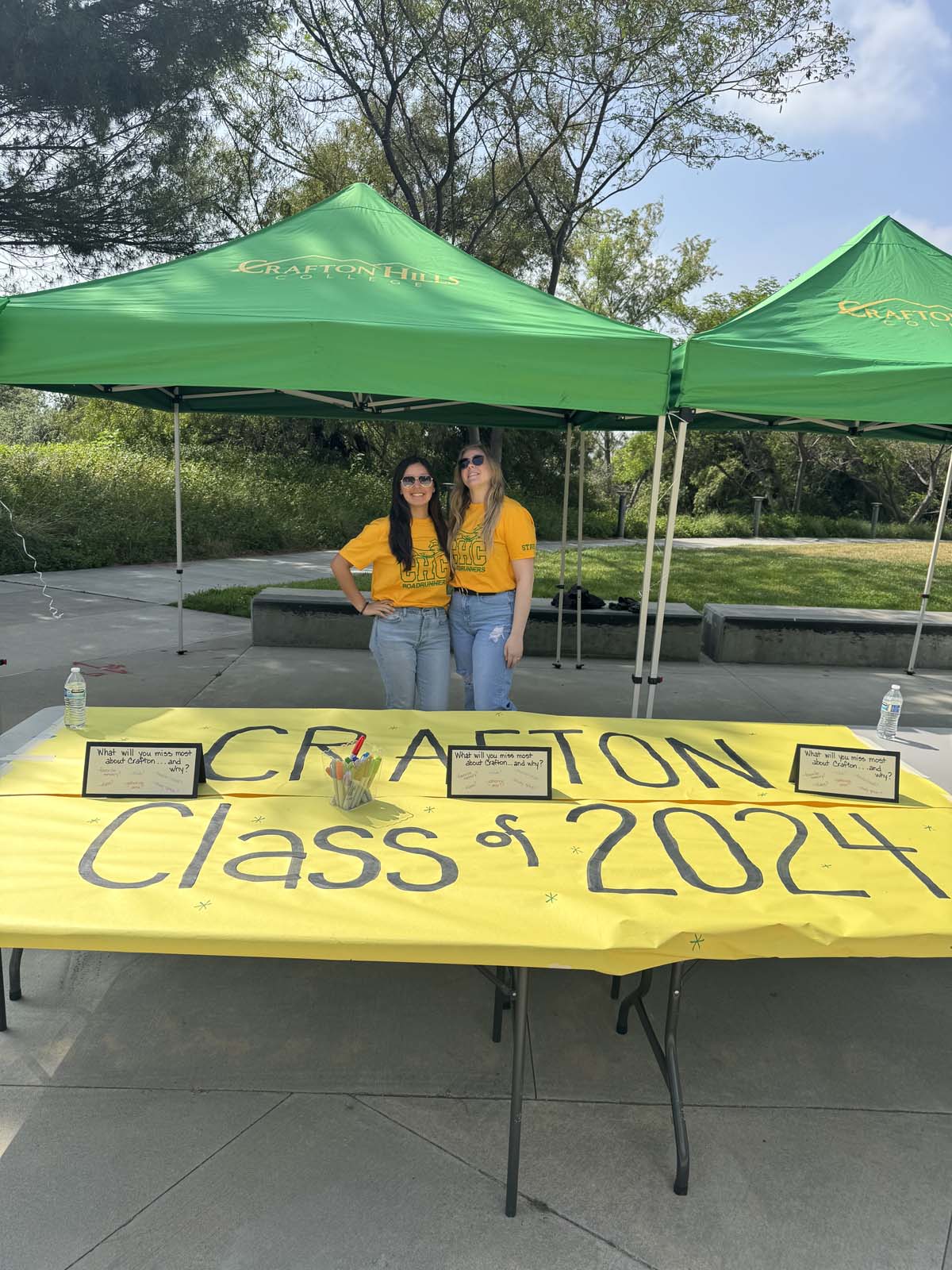 Students attend CHC's graduation rehearsal/breakfast.
