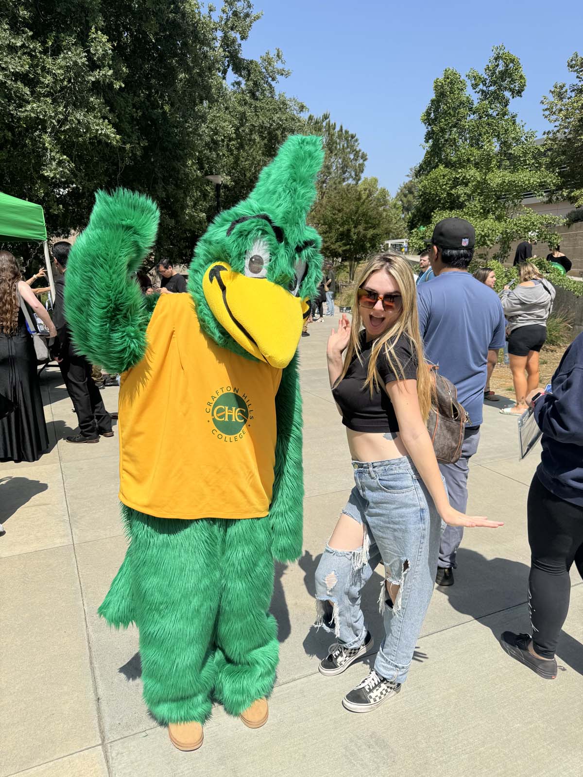 Students attend CHC's graduation rehearsal/breakfast.