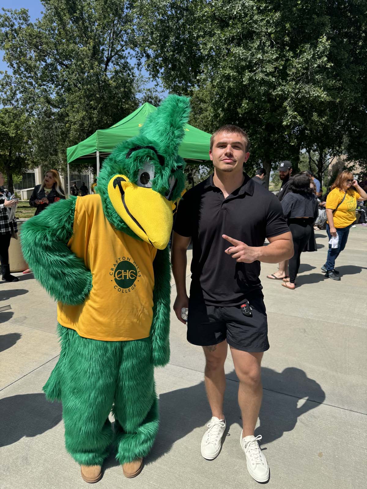 Students attend CHC's graduation rehearsal/breakfast.