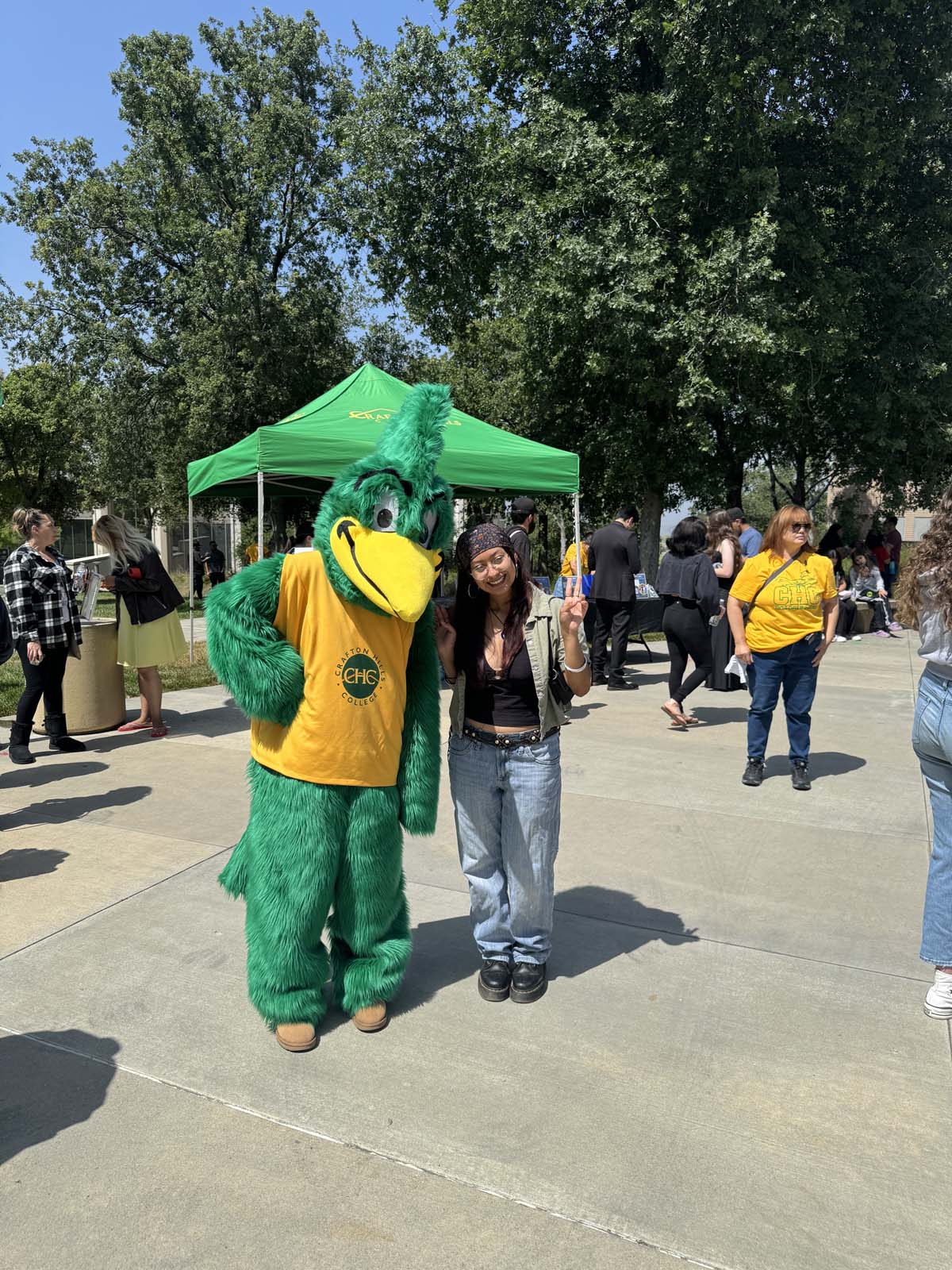 Students attend CHC's graduation rehearsal/breakfast.