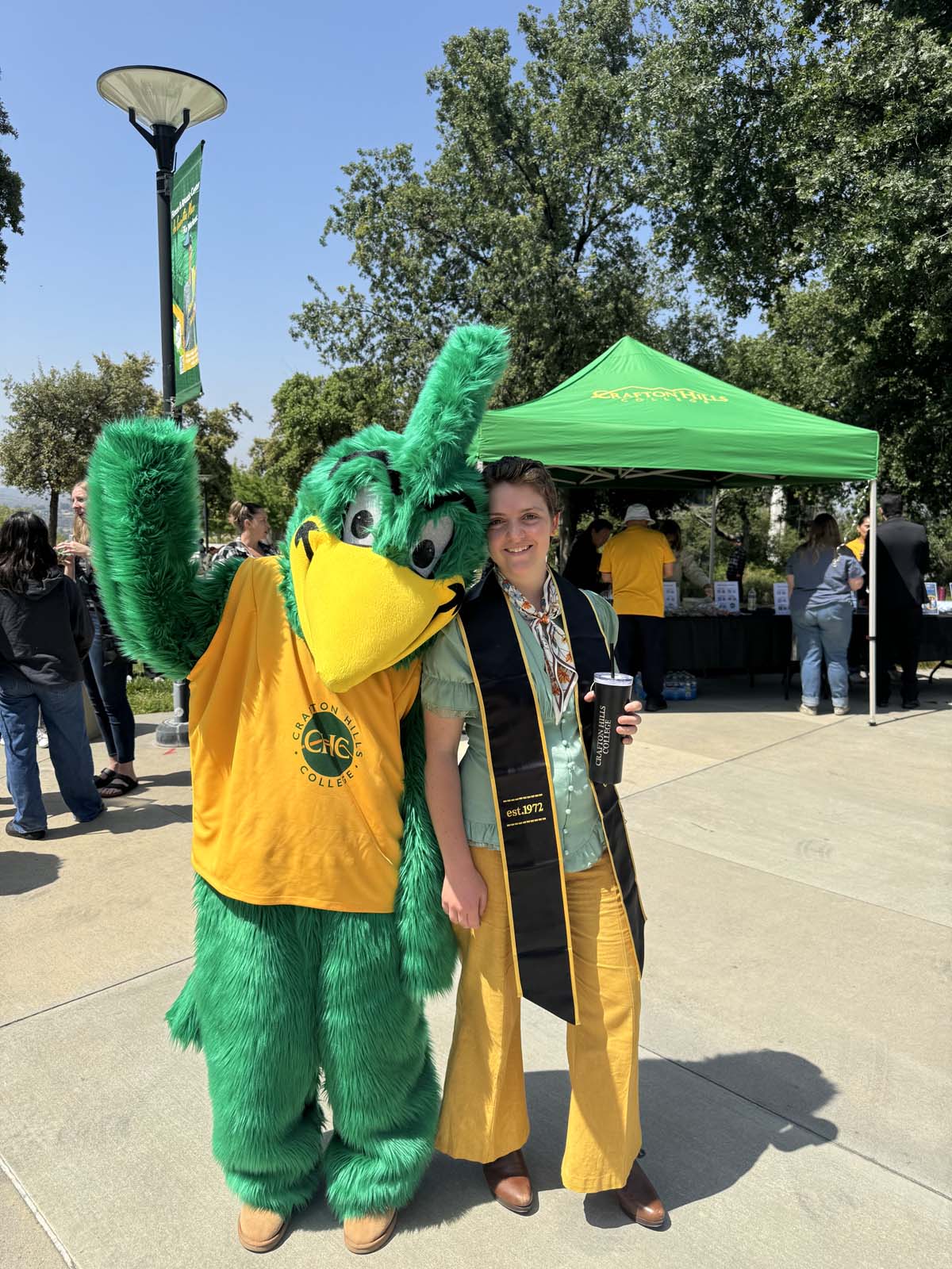 Students attend CHC's graduation rehearsal/breakfast.