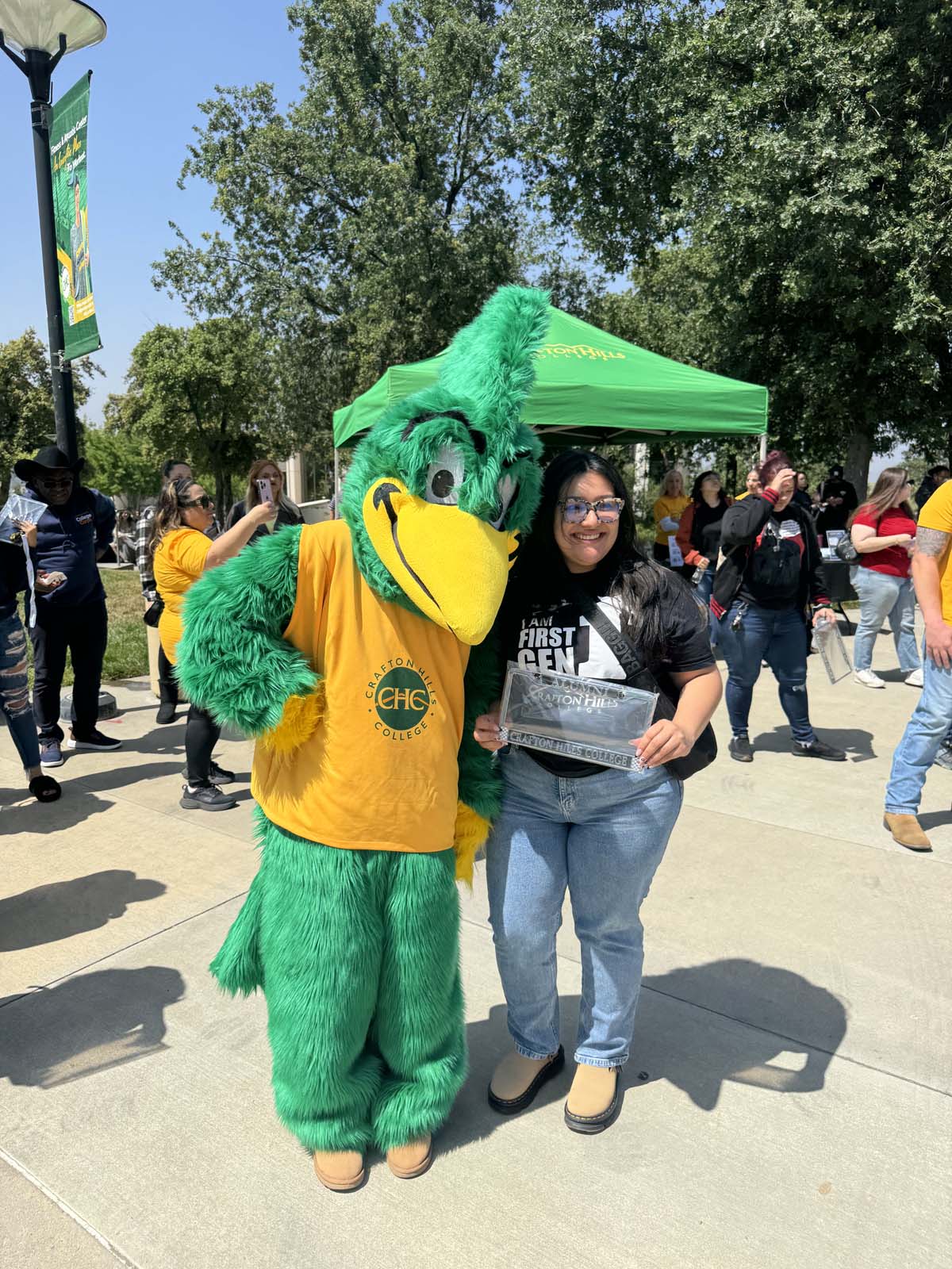 Students attend CHC's graduation rehearsal/breakfast.