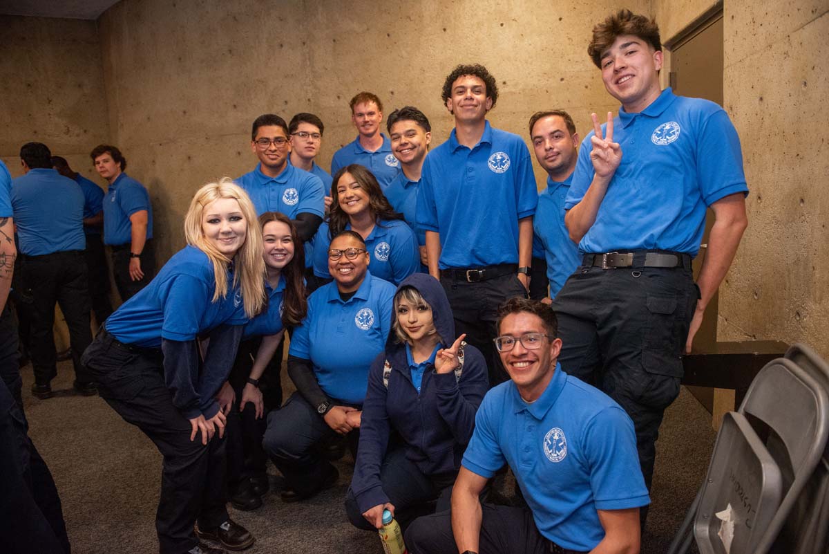 Emergency Medical Technician graduates at Crafton Hills College.