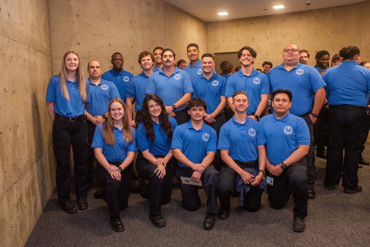 Emergency Medical Technician graduates at Crafton Hills College.