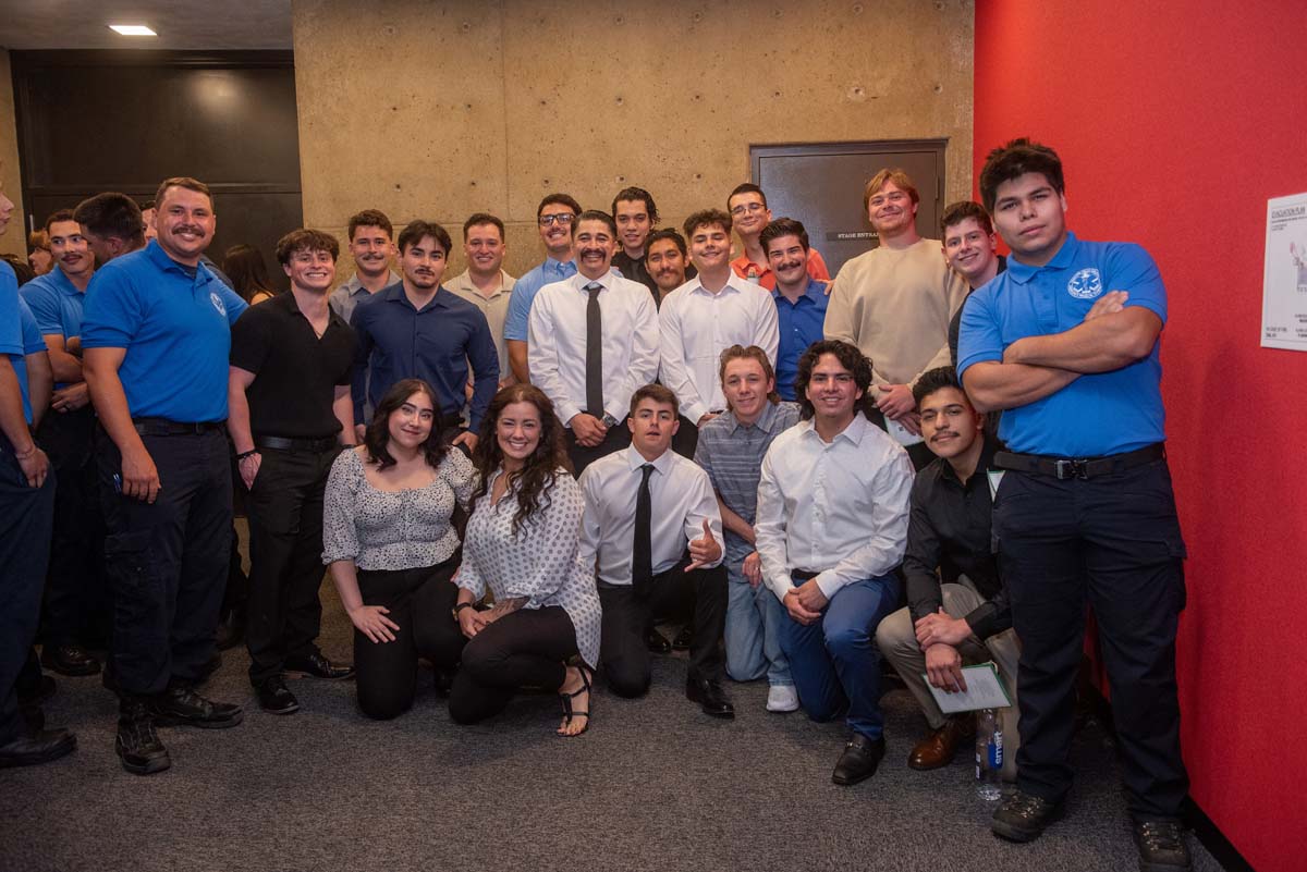 Emergency Medical Technician graduates at Crafton Hills College.