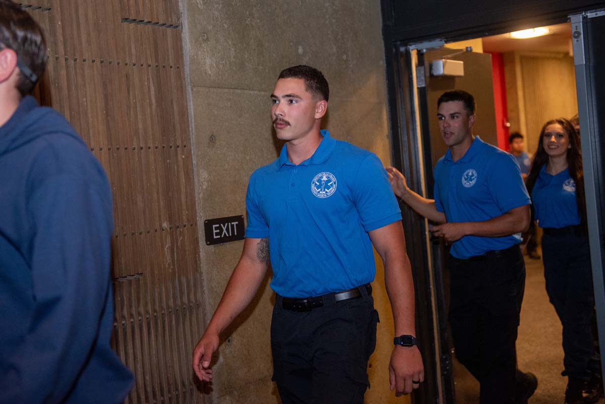 Emergency Medical Technician graduates at Crafton Hills College.