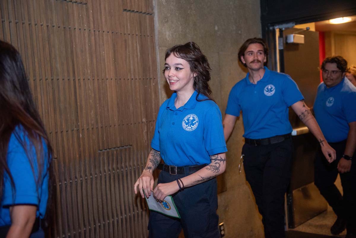 Emergency Medical Technician graduates at Crafton Hills College.