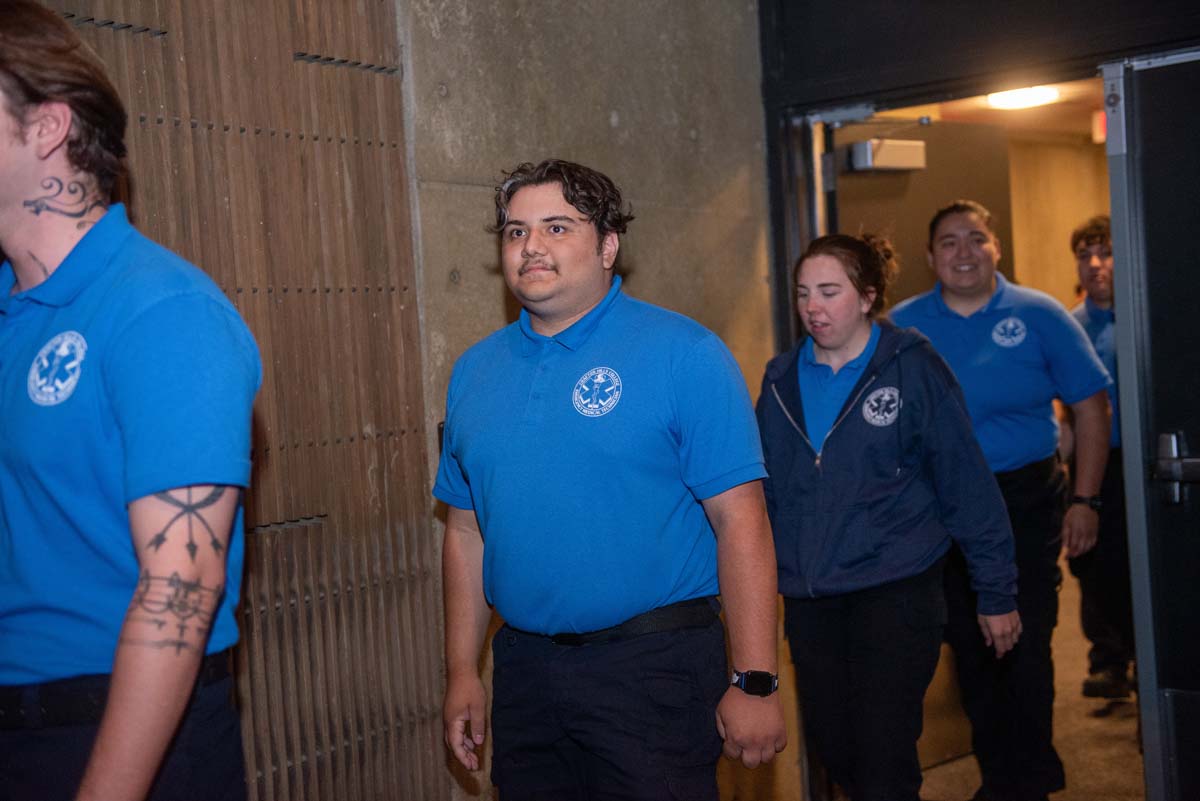 Emergency Medical Technician graduates at Crafton Hills College.