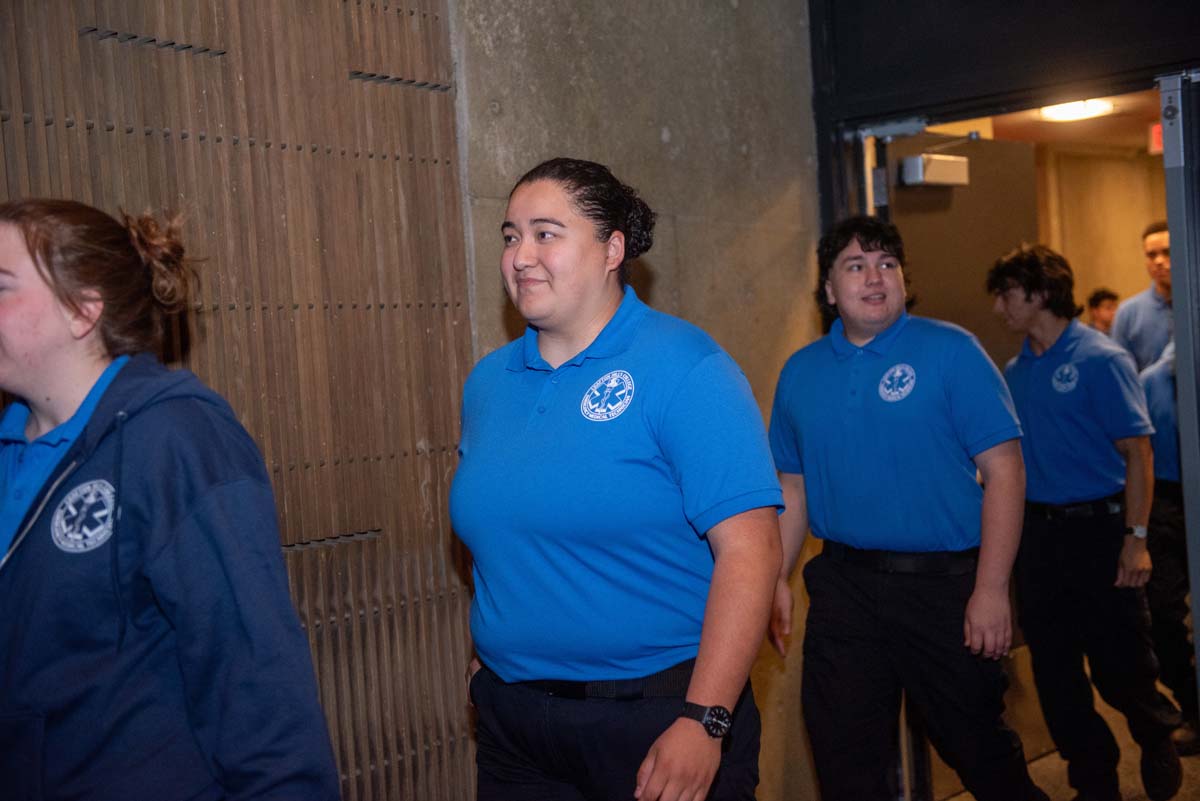 Emergency Medical Technician graduates at Crafton Hills College.